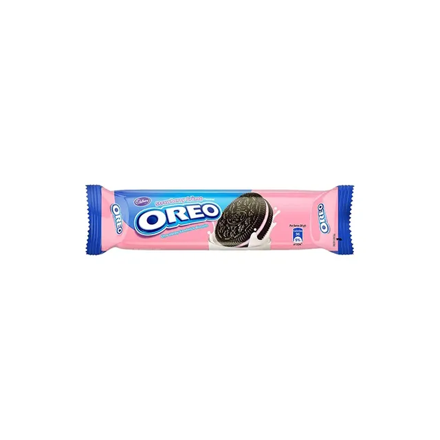 Cadbury Strawberry Oreo Chocolatey Sandwich Biscuits : 120 Gm #