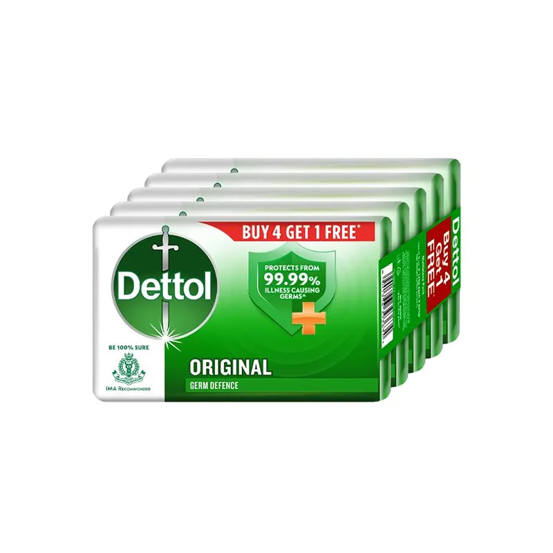 Dettol Soap Original : 125 Gm X 4 (B4G1)