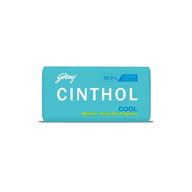 Godrej Cinthol Cool Menthol + Active Deo Fragrance Soap : 100 Gm