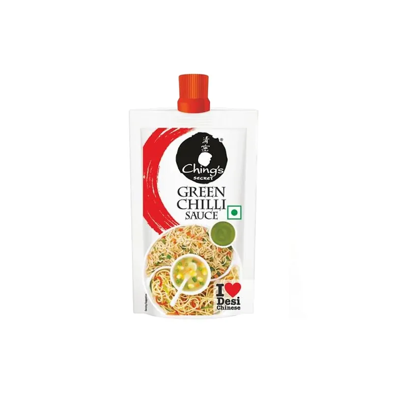 Ching'S Secret Green Chilli Sauce Pouch : 90 Gm