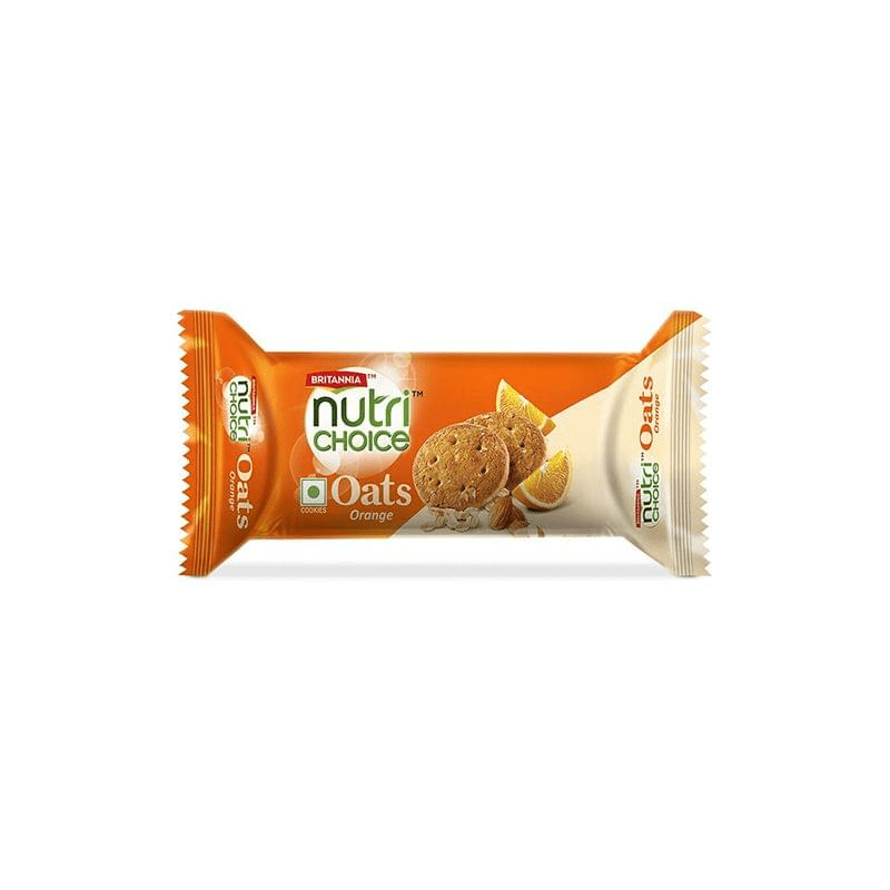 Britannia Nutri Choice Oats Orange & Almond Cookies