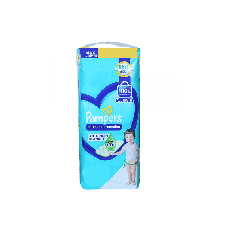 Pampers All Round Protection Lotion With Aloe Daiper Pants XL