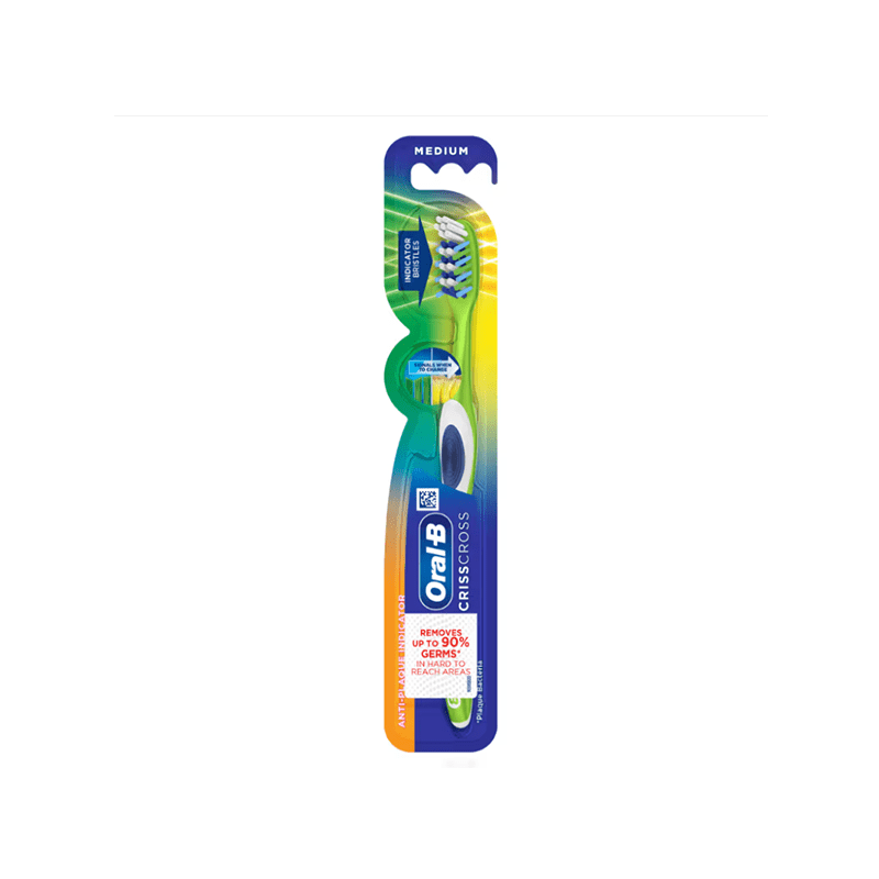 Oral-B Crisscross Indicator Bristle Toothbrush (Medium)