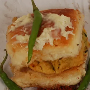 Cheese Vada Pav With Butter