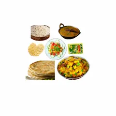 Lunch Pack Jeera Rice+Dal Tadka+Tawa Paratha+Paneer Dish