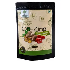 Co-Zing™ - Throat Soother Candy (Ginger extract and Zinc) – 50’s Pack.