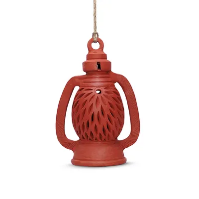 Hanging Terracotta Decorative Lamp