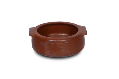 Designer Black Fish Curry Pot / Terracotta Curry Pot Without Lid 1.8L