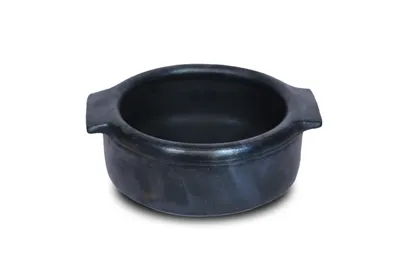 Designer Black Fish Curry Pot / Terracotta Curry Pot Without Lid 1.8L