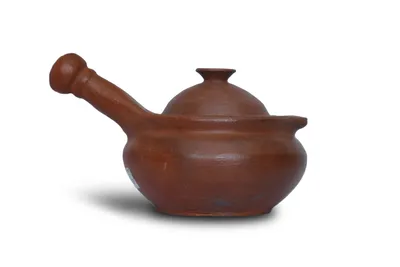 Terracotta Sauce Pan with lid