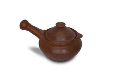 Terracotta Sauce Pan with lid