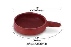 Terracotta Frying Pan With Handle