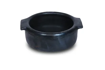 Designer Black Fish Curry Pot / Terracotta Curry Pot Without Lid