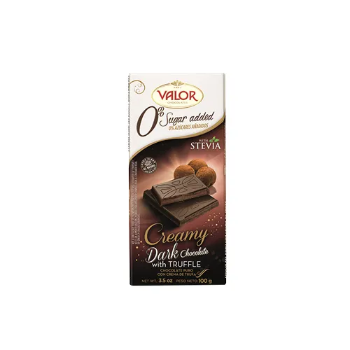 Valor Sugar-Free Dark Truffle Creamy Chocolate 100g
