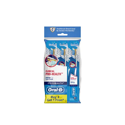 Oral B Toothbrush Pro-Health Clinical 3s