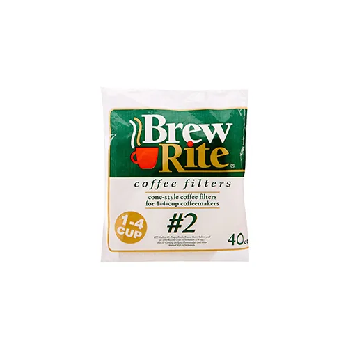 Brew Rite Coffee Filter #2 Cone 40s