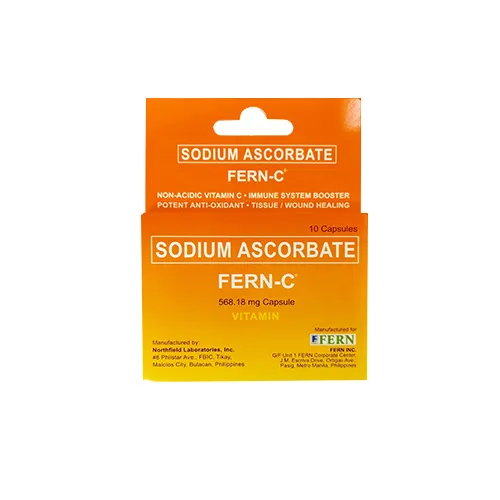 Fern-C Sodium Ascorbate Vitamin C 568.18mg 10capsules