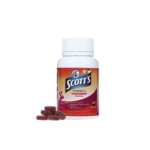 Scott's Vitamin C Pastilles Mixed Berries Vitamins for Kids 50s