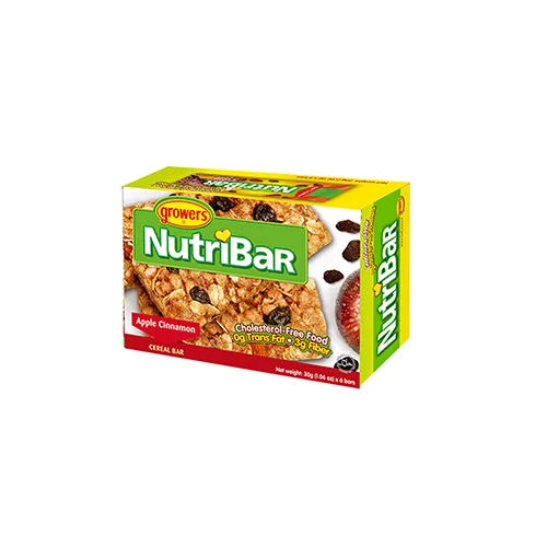 Growers Nutribar Apple Cinnamon 30g x 6