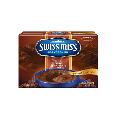 Swiss Miss Dark Chocolate Hot Cocoa Mix 31g x 8