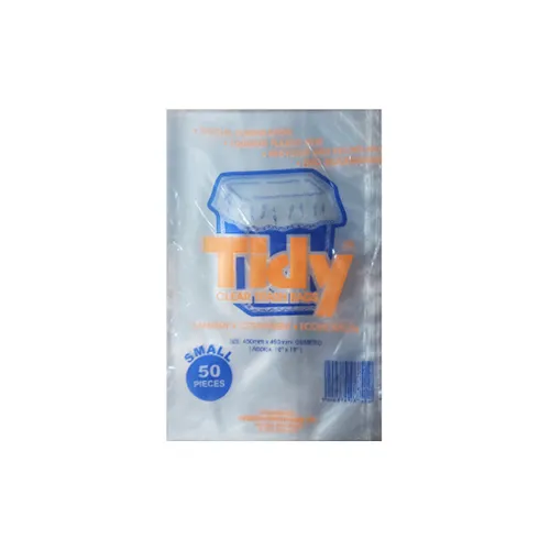 Tidy Trash Bag Clear Small 50s