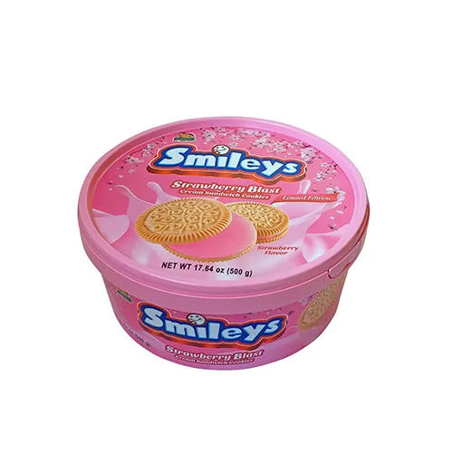 Galinco Smileys Strawberry Blast Cream Tub 500g
