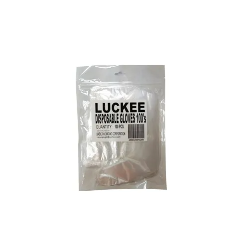 Luckee Disposable Gloves Natural Large 100s