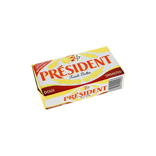 President Unsalted Butter 82% Fat 200g