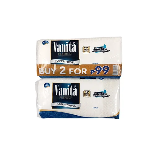 Vanita Premium Paper Towel 100Pulp(2 For P99)