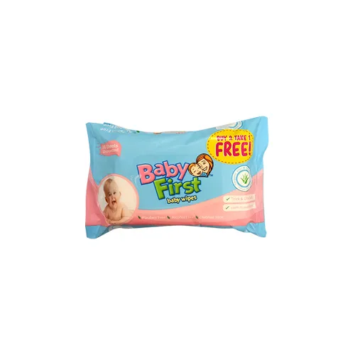 Baby First Baby Wipes Unscented 60s 2+1