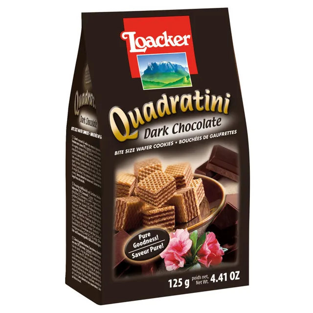 Loaker Quadratini Dark Chocolate 125g