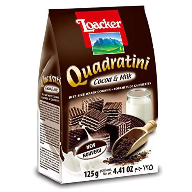 Loaker Quadratini Cocoa & Milk 125g