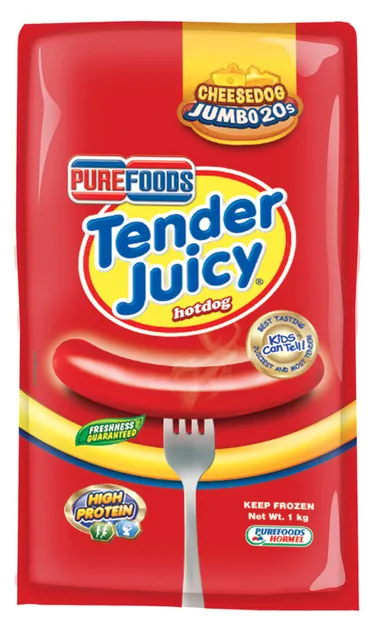 Purefoods Tender Juicy Jumbo Cheesedog 1kg
