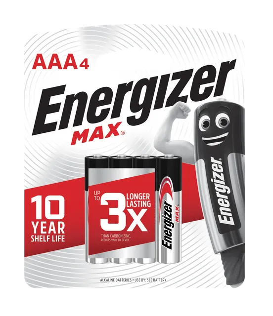 Energizer Max Plus Aaa By 4s