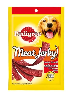Pedigree Meat Jerky Strap Smoky Beef 80g