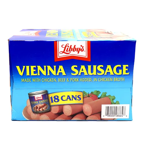 Libby''s Vienna Sausage 4.6oz 1x18 Imported