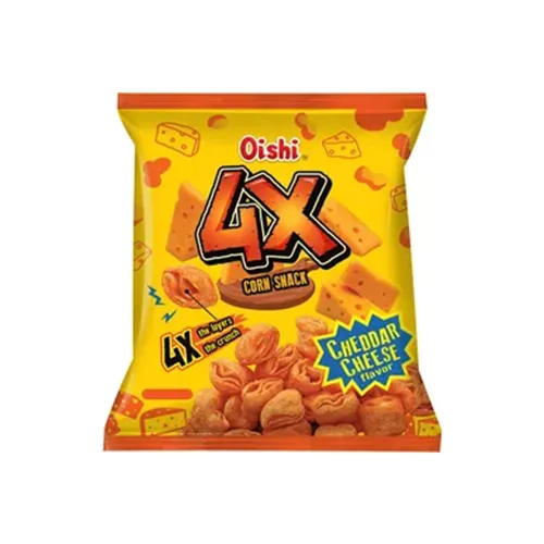 Oishi 4X Corn Snack Cheddar Cheese 24g