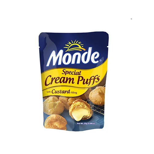 Monde Cream Puffs Custard 25g