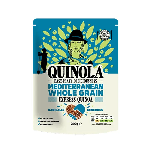 Quinola  Wholegrain Mediterranean Express Quinoa - Ready To Eat