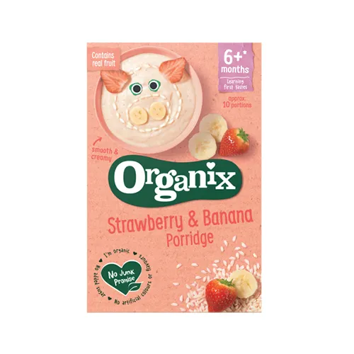 Organix Strawberry & Banana Porridge (Organic)