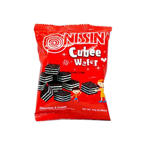 Nissin Cubee Wafer Chocolate & Cream 25g