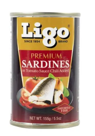 Ligo Premium Sardines In Tomato Sauce with Chili 150g