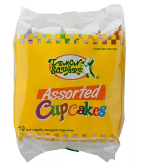 Lemon Square Assorted Cupcakes 10X30g