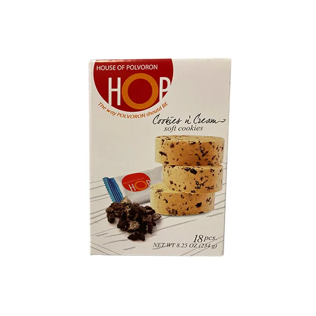 HOP House of Polvoron Cookies  n' Cream Box 18s 234g