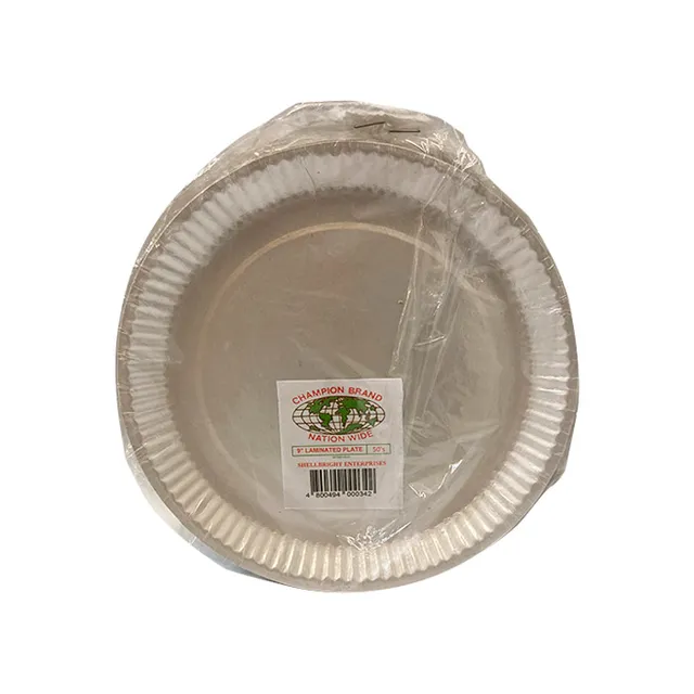 Champion Paper Plate Laminated 9 inches 50pcs