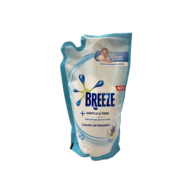 Breeze Liquid Detergent Gentle & Free 650ml Pouch