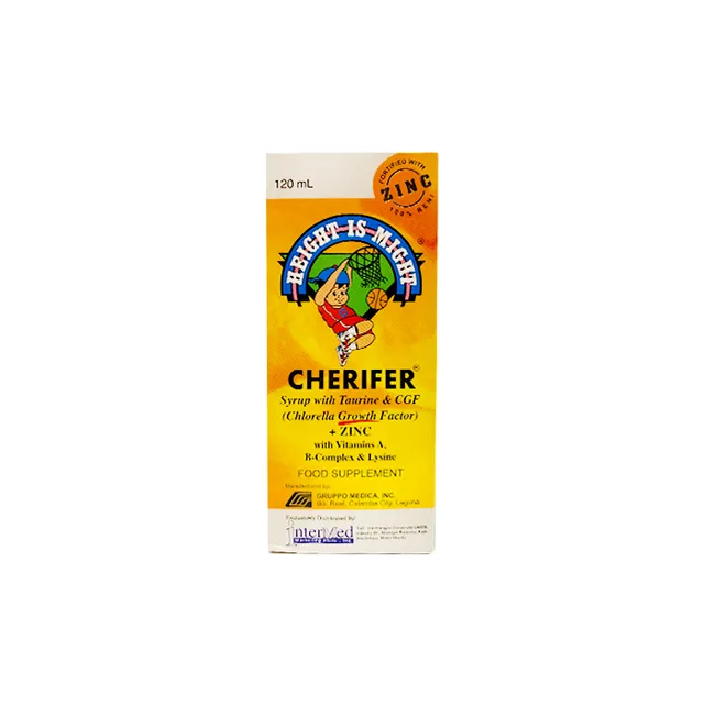 Cherifer Syrup W/Zinc 120ml