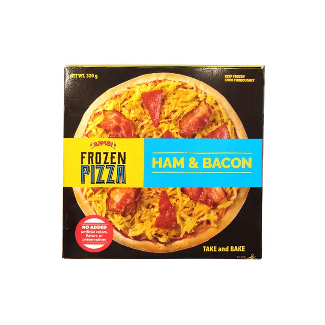 Bambi Frozen Pizza Ham & Bacon 320g