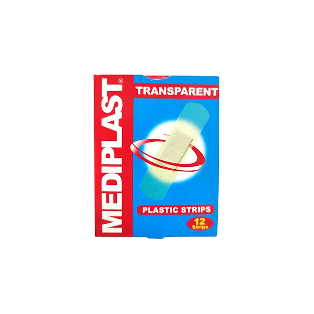 Mediplast Transparent Plastic Strips 12s