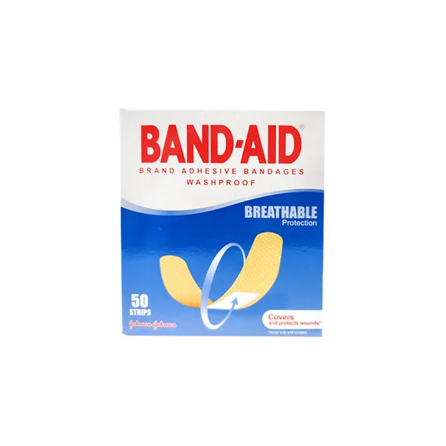 Band Aid Adhesive Strips 50s